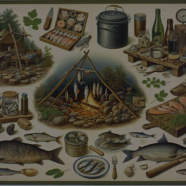 Quelles sont les méthodes pour préserver et cuisiner le poisson frais en camping?