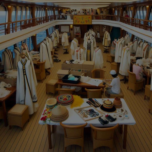 Peut-on trouver des croisières qui proposent des ateliers de confection de costumes traditionnels des îles ?