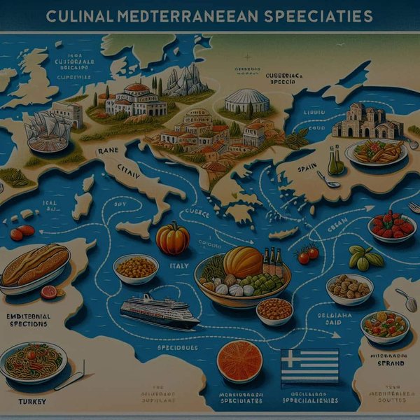 Quels sont les meilleurs itinéraires pour une croisière culinaire autour des spécialités méditerranéennes ?